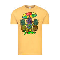 Vintage Mustard hello summer pineapples Vintage Tee - RanaPortraitStore