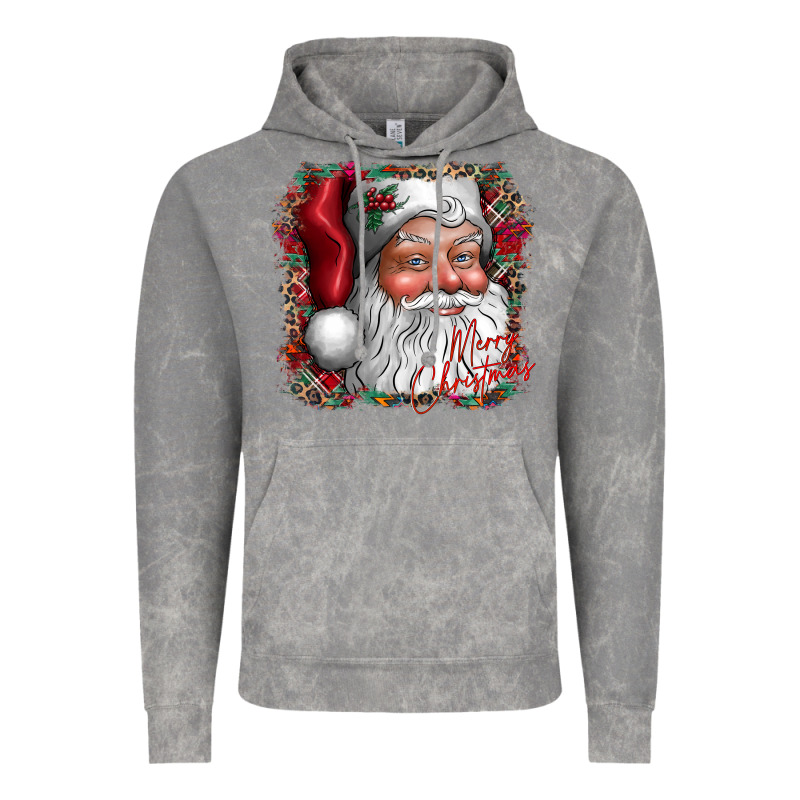 Merry Christmas Santa Vintage Hoodie by CowhideDigitalArt | Teevron