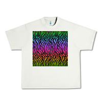 Tiger Glitter Seamless Pattern Urban Heavy Tee | Teevron