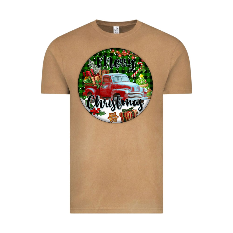 Merry Christmas Truck Vintage Tee by FaDigitalArtStudio | Teevron