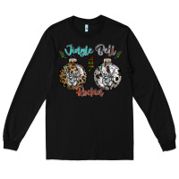 Black Jingle Bell Rockin Long Sleeve Tee - CowhideDigitalArt