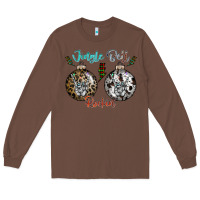 Chestnut Jingle Bell Rockin Long Sleeve Tee - CowhideDigitalArt
