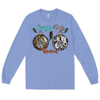 Colony Blue Jingle Bell Rockin Long Sleeve Tee - CowhideDigitalArt