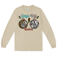 Mushroom Jingle Bell Rockin Long Sleeve Tee - CowhideDigitalArt