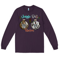 Plum Jingle Bell Rockin Long Sleeve Tee - CowhideDigitalArt