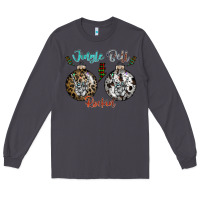 Smoke Jingle Bell Rockin Long Sleeve Tee - CowhideDigitalArt