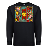 Black softball mom Premium Sweatshirt - Jasminsmagicworld