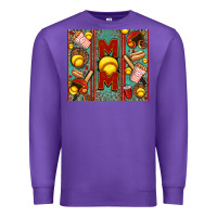 Purple softball mom Premium Sweatshirt - Jasminsmagicworld