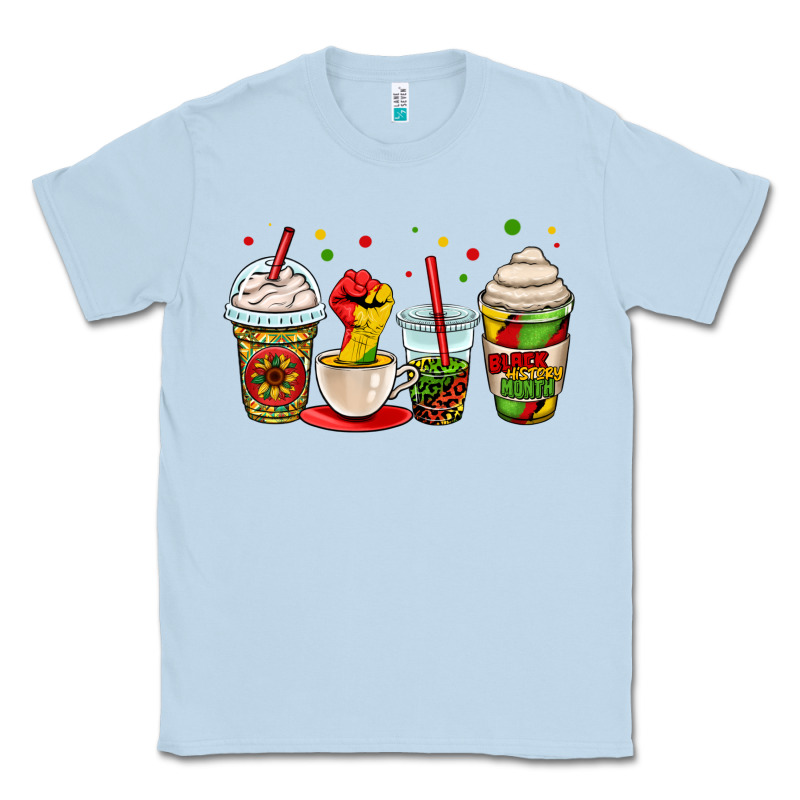 Juneteenth Bhm Coffee Cups Classic Tee by OliviaCreatesArt | Teevron