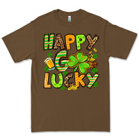 Cacao St. Patrick's Happy go lucky Premium Tee - OliviaCreatesArt