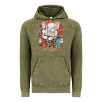 Vintage Olive merry Christmas pig Vintage Hoodie - CowhideDigitalArt