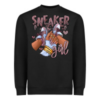 Black sky j mauve sneaker girl afro woman Heavyweight Sweatshirt - RanaPortraitStore