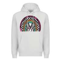 Dove Grey race leopard rainbow Premium Hoodie - Artiststas