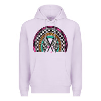 Lilac race leopard rainbow Premium Hoodie - Artiststas
