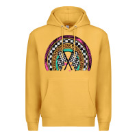 Mustard race leopard rainbow Premium Hoodie - Artiststas