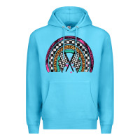 Ocean Blue race leopard rainbow Premium Hoodie - Artiststas