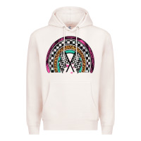 Pale Pink race leopard rainbow Premium Hoodie - Artiststas