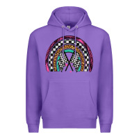 Purple race leopard rainbow Premium Hoodie - Artiststas