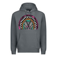 Rock race leopard rainbow Premium Hoodie - Artiststas