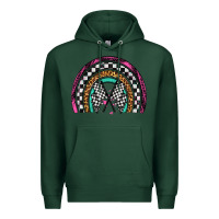 Sports Green race leopard rainbow Premium Hoodie - Artiststas