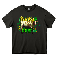 Asphalt St. Patrick's Day Cow Heavy Core Tee - HowdyJamesFarm