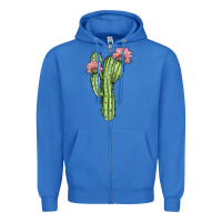 True Royal cactus 4 Zipper Hoodie - JahusDesignShop