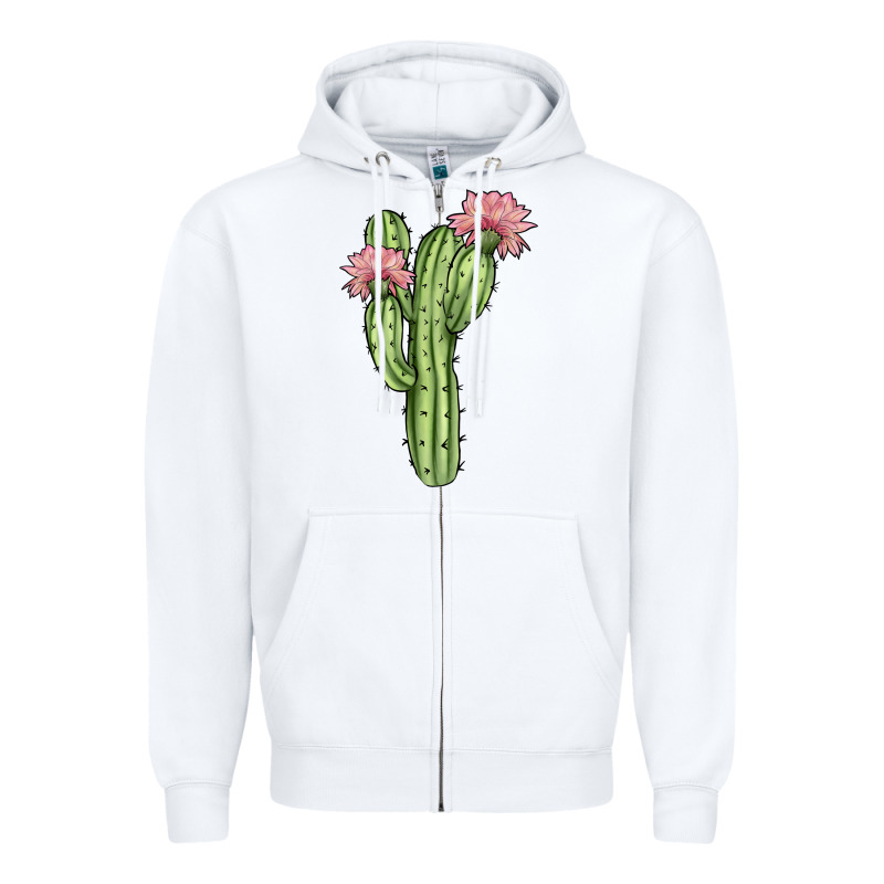 Cactus 4 Zipper Hoodie by JahusDesignShop | Teevron