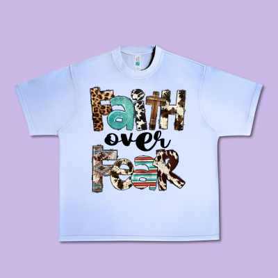 Faith Over Fear Urban Heavy Tee Designed By Fadigitalartstudio
