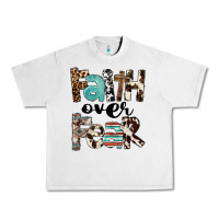 Lunar Rock Faith Over Fear Urban Heavy Tee - FaDigitalArtStudio