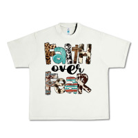 Pistachio Faith Over Fear Urban Heavy Tee - FaDigitalArtStudio