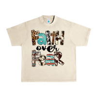 Sandshell Faith Over Fear Urban Heavy Tee - FaDigitalArtStudio