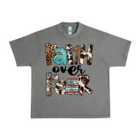 Tornado Faith Over Fear Urban Heavy Tee - FaDigitalArtStudio