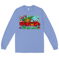 Colony Blue jesus take the wheel Long Sleeve Tee - CowhideDigitalArt