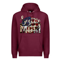 Burgundy soccer mom Premium Hoodie - Jasminsmagicworld