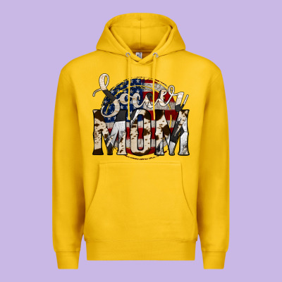 Soccer Mom Premium Hoodie Designed By Jasminsmagicworld