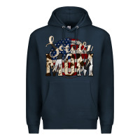 Navy soccer mom Premium Hoodie - Jasminsmagicworld