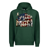 Sports Green soccer mom Premium Hoodie - Jasminsmagicworld