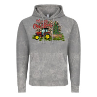 Cloud Rock merry Christmas tractor tree Vintage Hoodie - CowhideDigitalArt