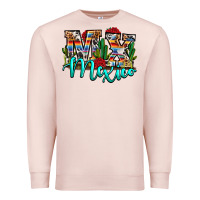Pale Pink MX Mexico Premium Sweatshirt - RanaPortraitStore