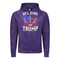 Cloud Purple god guns and trump Vintage Hoodie - artisFamous