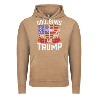 Vintage Coffee god guns and trump Vintage Hoodie - artisFamous