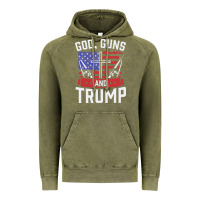 Vintage Olive god guns and trump Vintage Hoodie - artisFamous