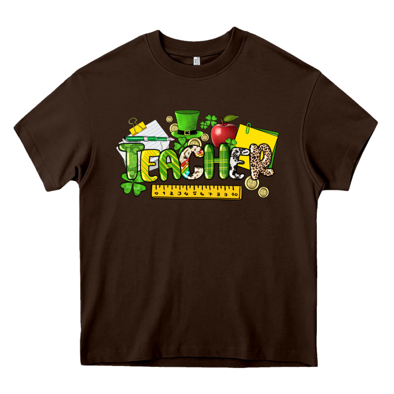 Teacher St. Patrick's Day Heavy Core Tee by HowdyJamesFarm | Teevron