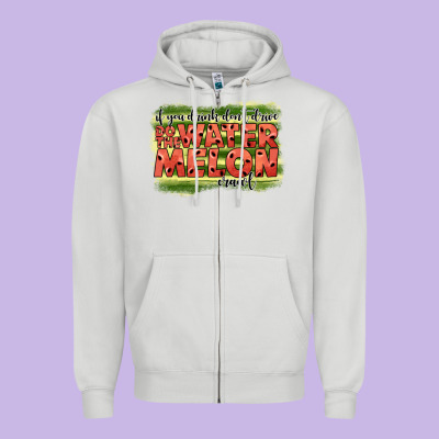 İf You Drink Don't Drive Do The Watermelon Crawl2 Zipper Hoodie Designed By Jahusdesignshop