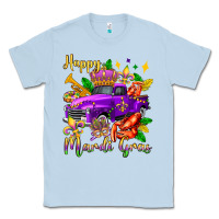 Dusty Blue happy mardi gras truck olivia Classic Tee - OliviaCreatesArt