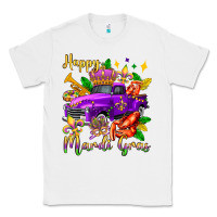 White happy mardi gras truck olivia Classic Tee - OliviaCreatesArt
