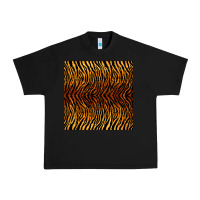 Black tiger seamless pattern Urban Heavy Tee - BundleAndBundleShop