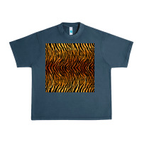 Midnight Navy tiger seamless pattern Urban Heavy Tee - BundleAndBundleShop