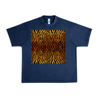 Navy tiger seamless pattern Urban Heavy Tee - BundleAndBundleShop