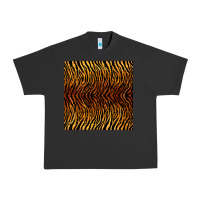 Pigment Black tiger seamless pattern Urban Heavy Tee - BundleAndBundleShop